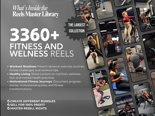 Reels Master Library: 3,360+ Fitness & Wellness Reels