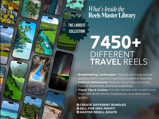 Reels Master Library: 7,450+ Travel Reels