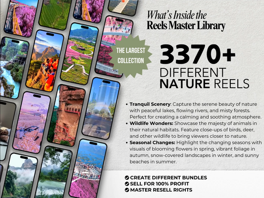 Reels Master Library: 3,370+ Nature Reels