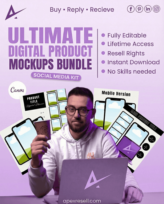 Ultimate Digital Product Mockups Bundle
