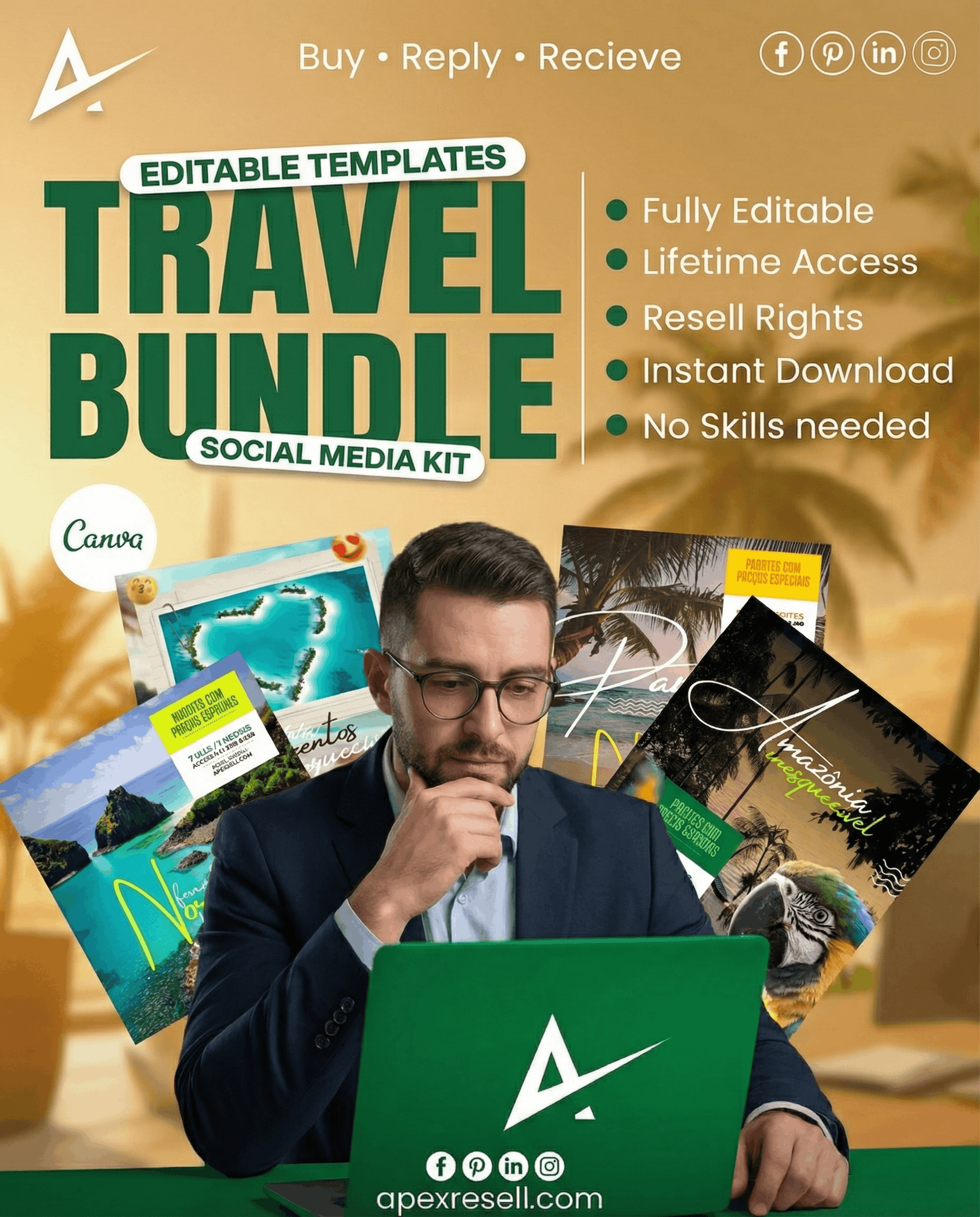 Travel Canva Bundle