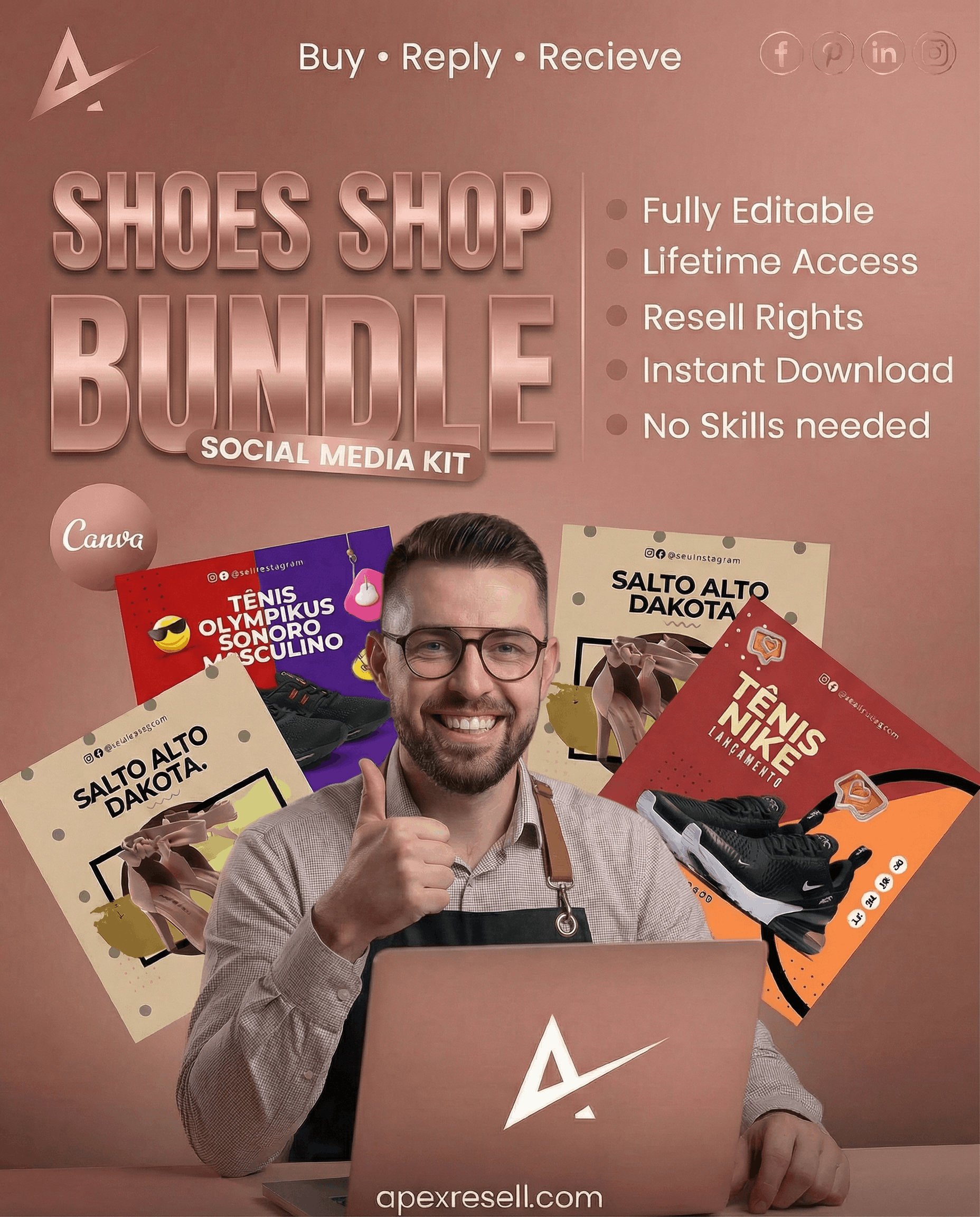 Shoes Shop Canva Bundle