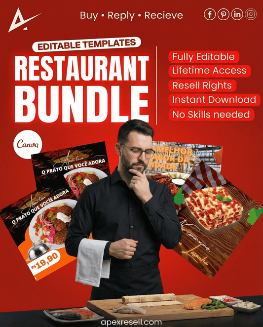 Canva Restaurant Bundle
