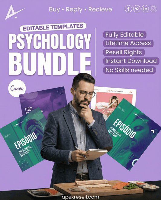 Psychology Canva Bundle