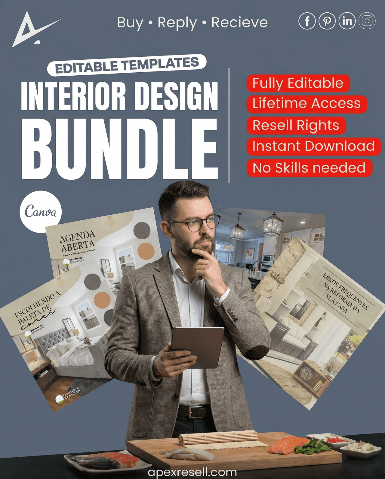 Interior Design Canva Bundle