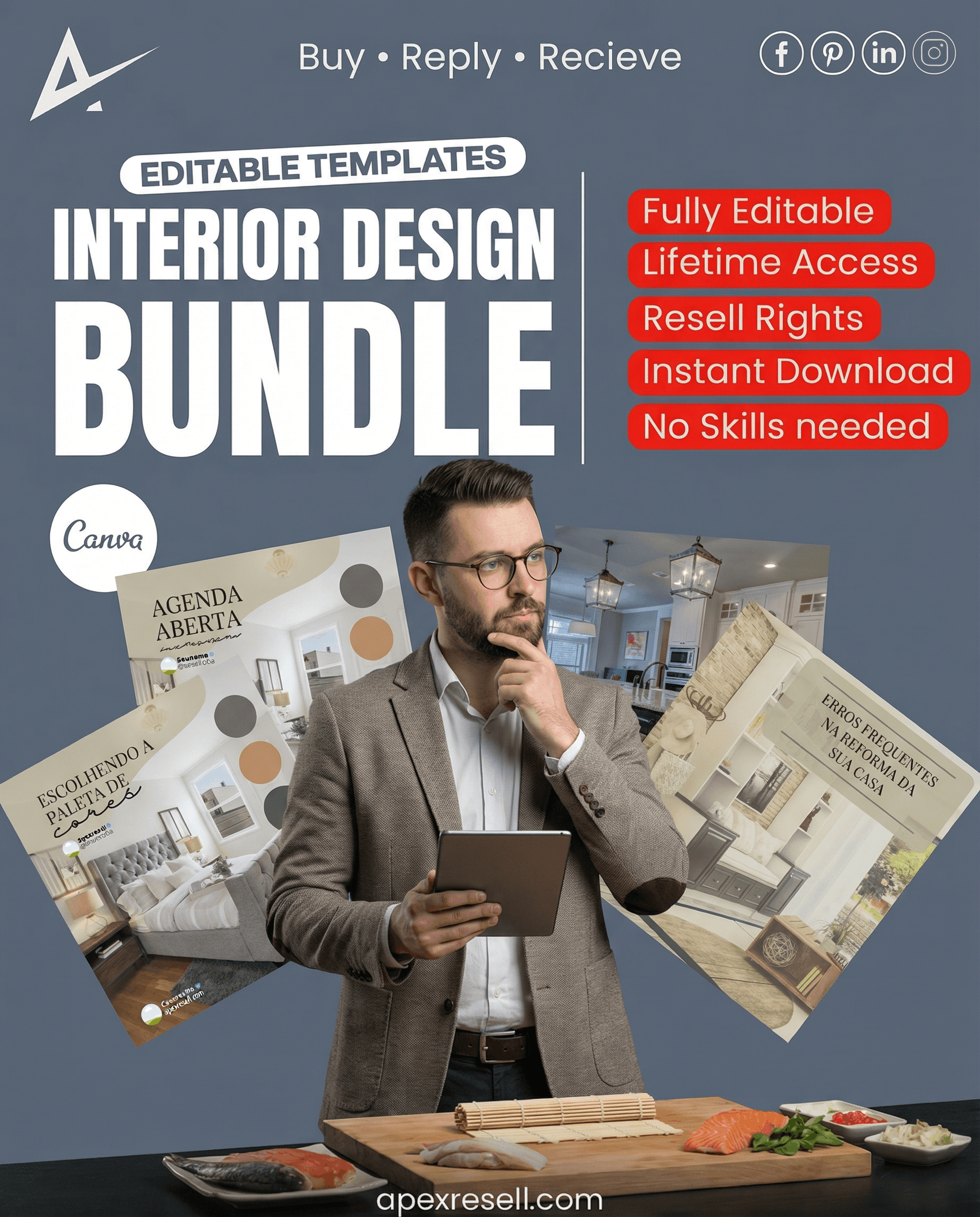 Interior Design Canva Bundle