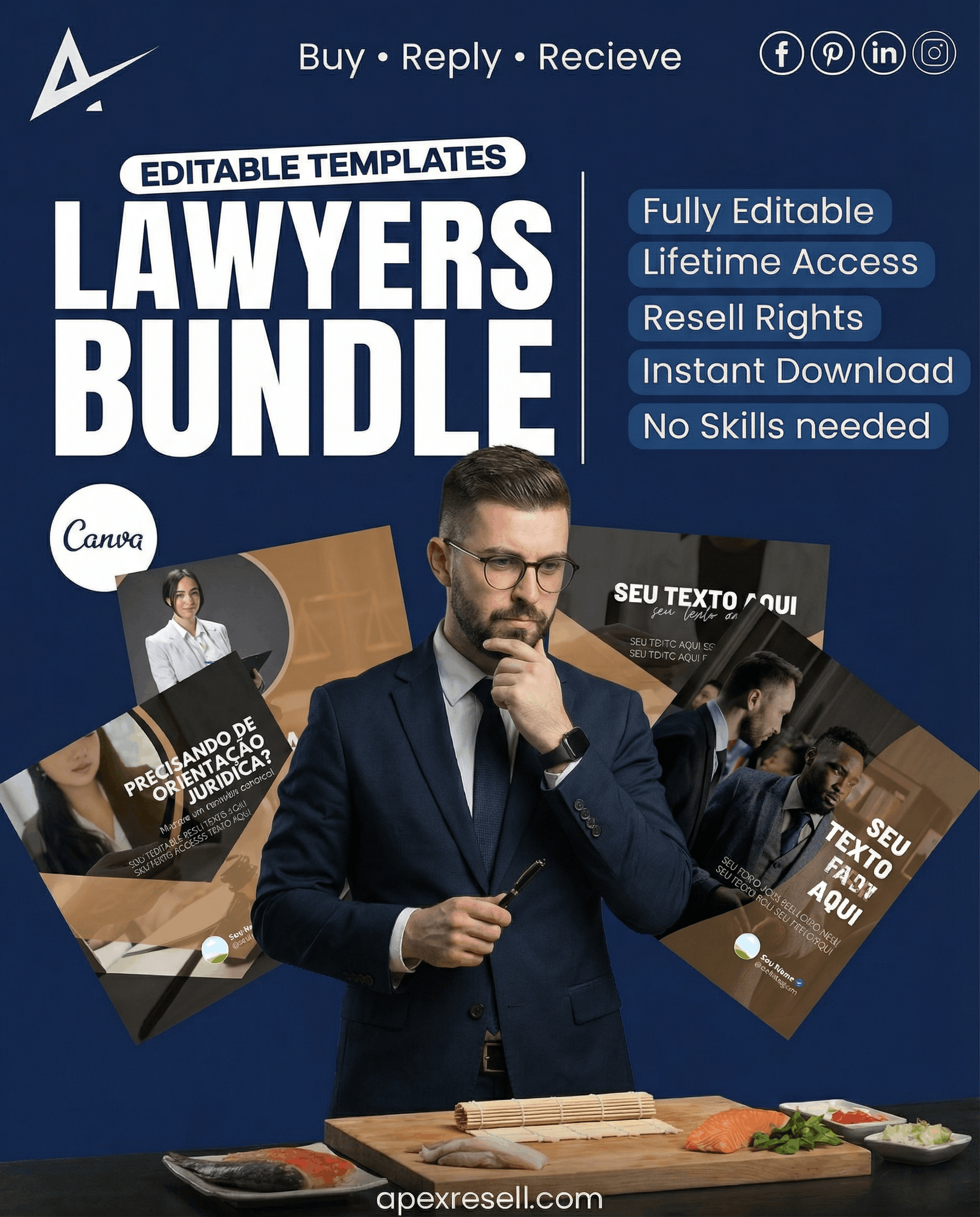 Lawyers Canva Bundle