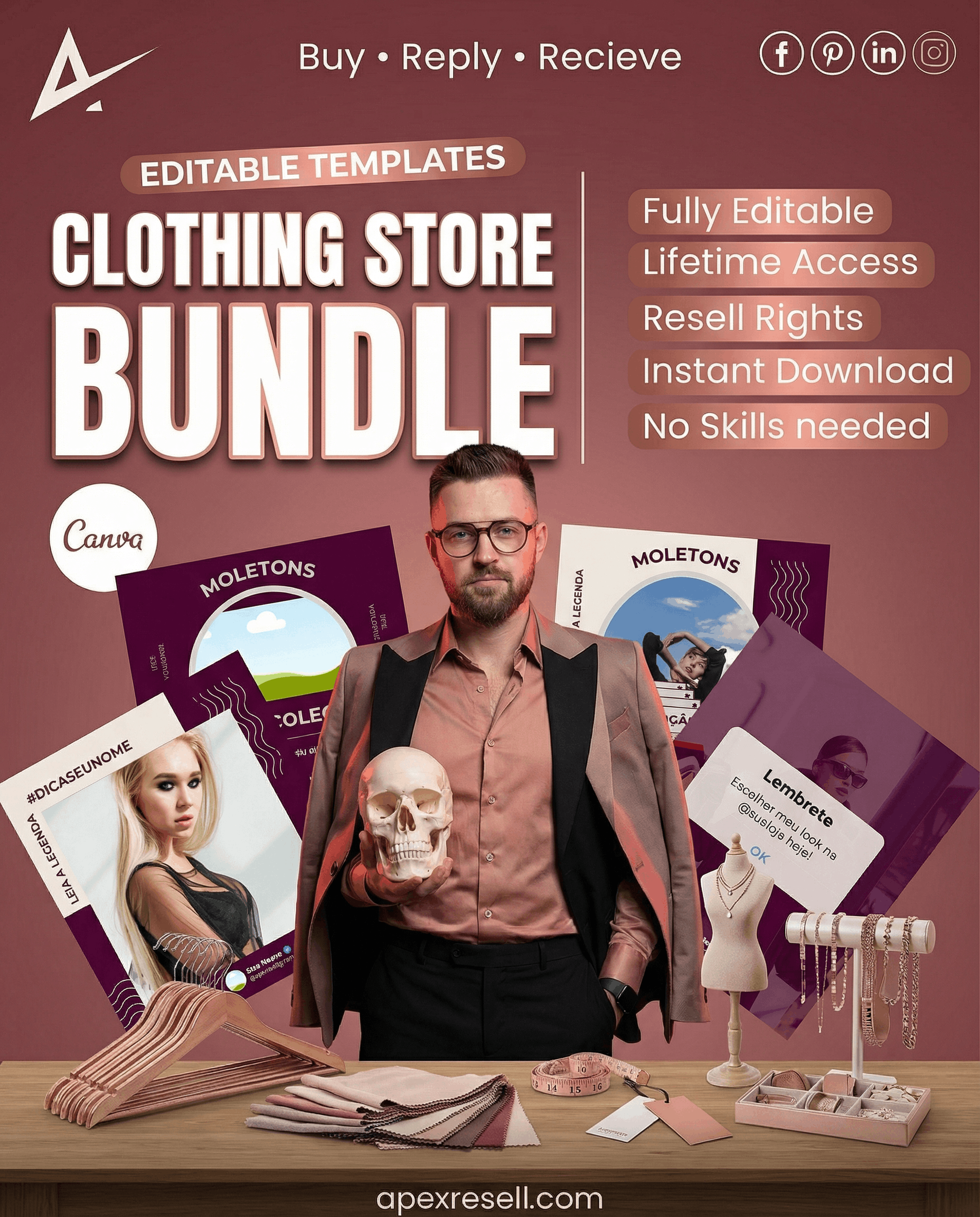 Clothing Store Canva Bundle