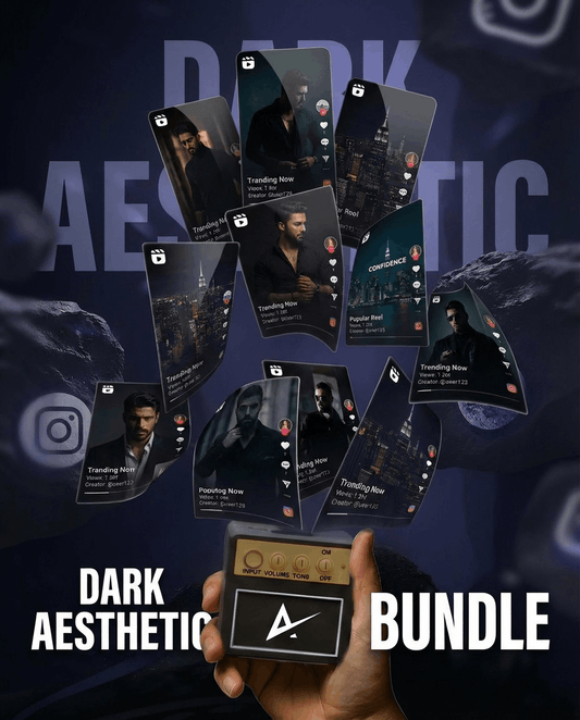 Reels Master Library:  Dark Man Aesthetic Reels