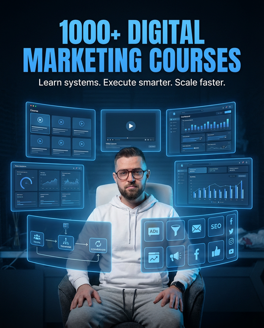 1,000+ DIGITAL MARKETING COURSES