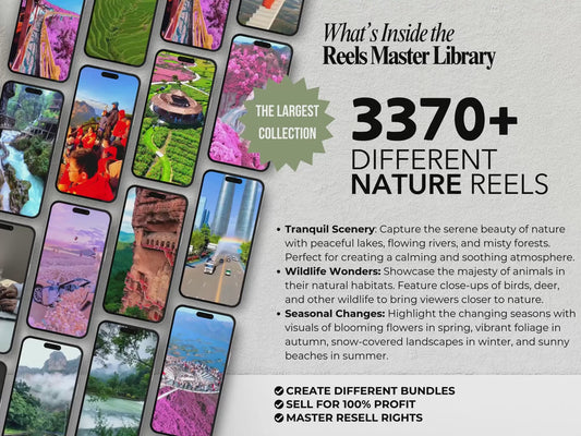 Reels Master Library: 3,370+ Nature Reels